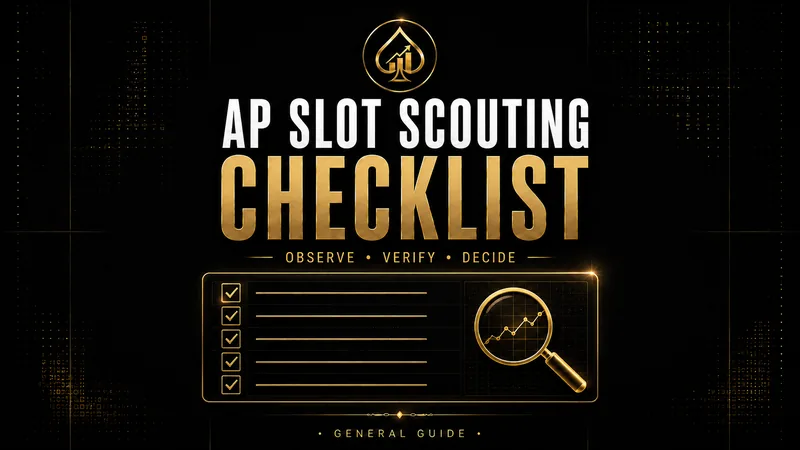 AP Slot Scouting Checklist general guide cover